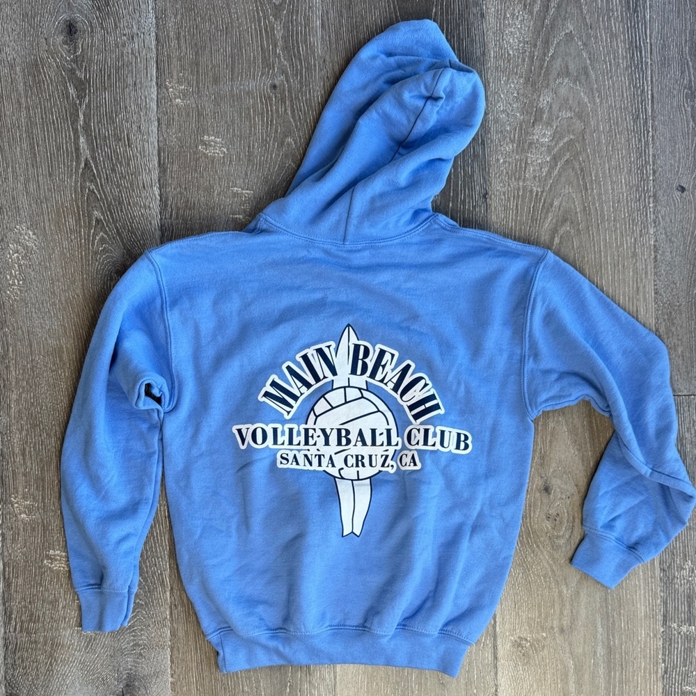 Gildan Blue Volleyball Club Hoodie 0406